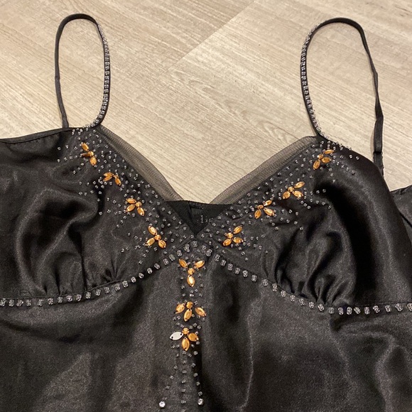 Silk beaded tank top - Picture 2 of 4